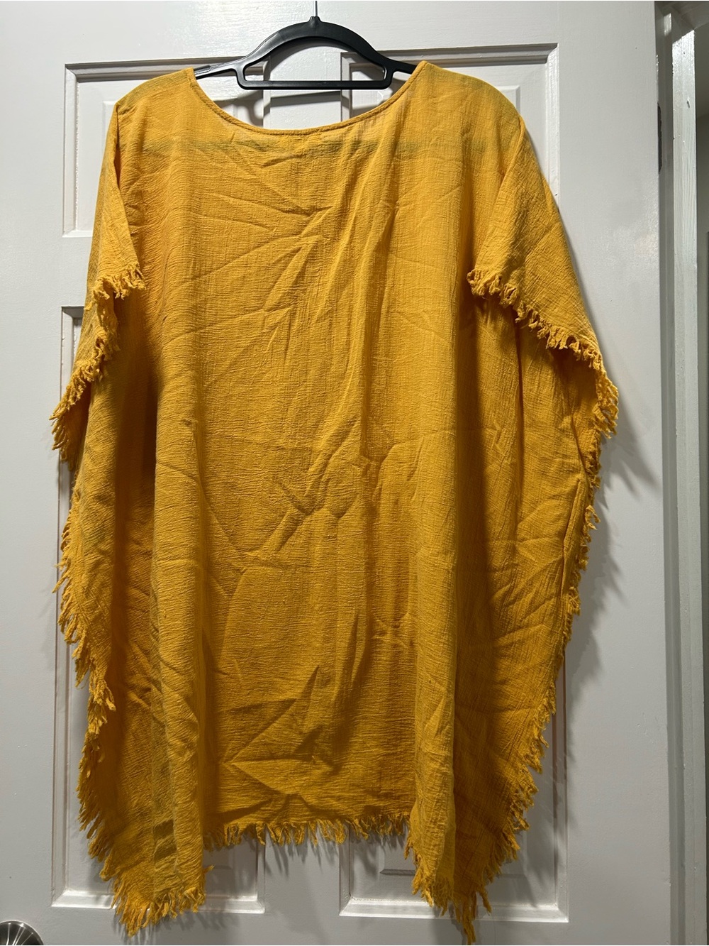 Umgee Poncho Tunic Boho Coastal medium oversized Top - Picture 3 of 5